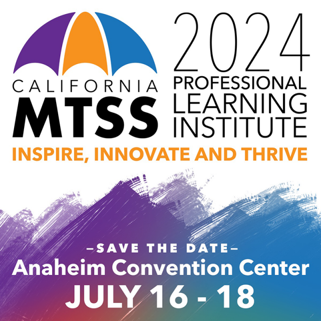 2024 MTSS Institute flyer