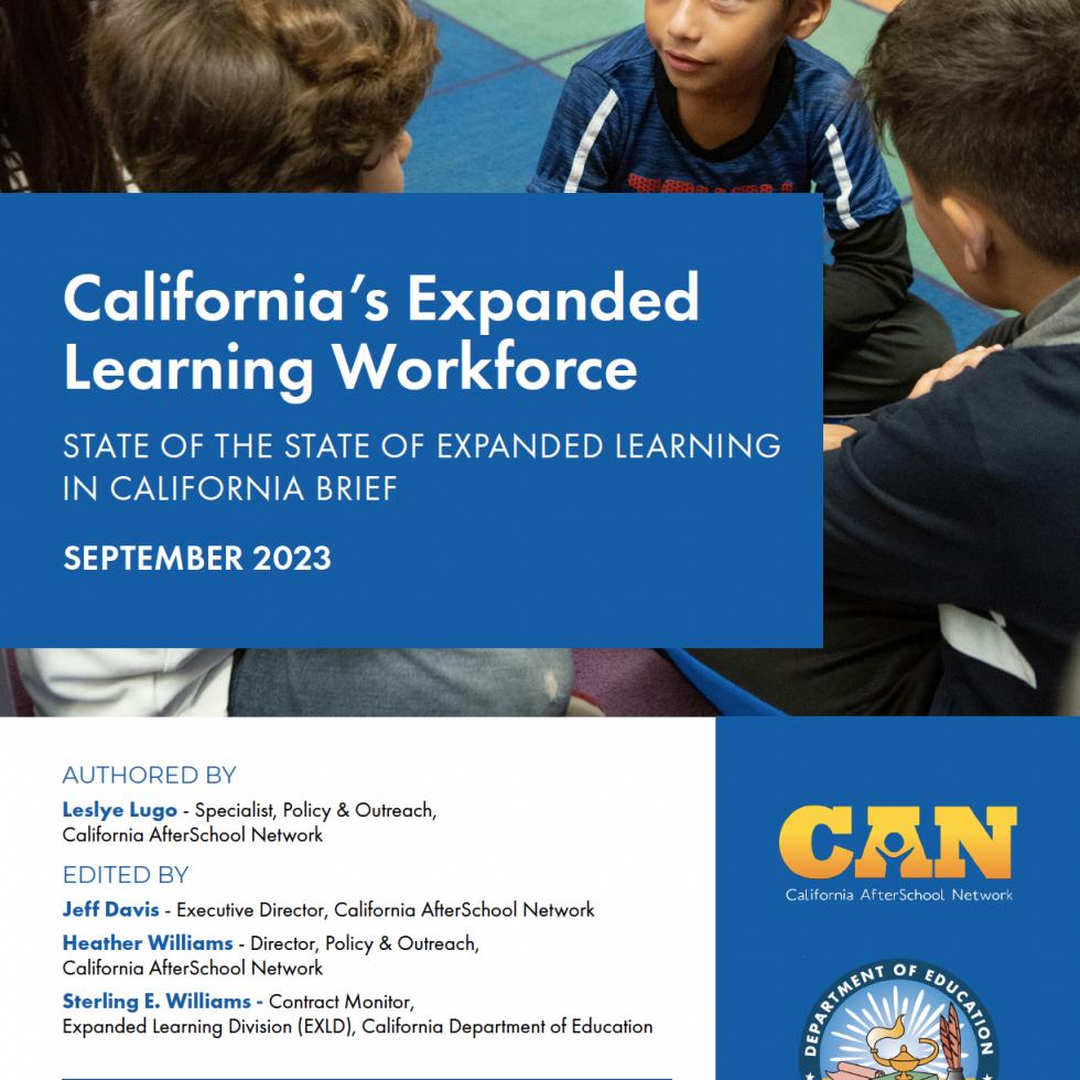 Cover of California's Expanded Learning Workforce