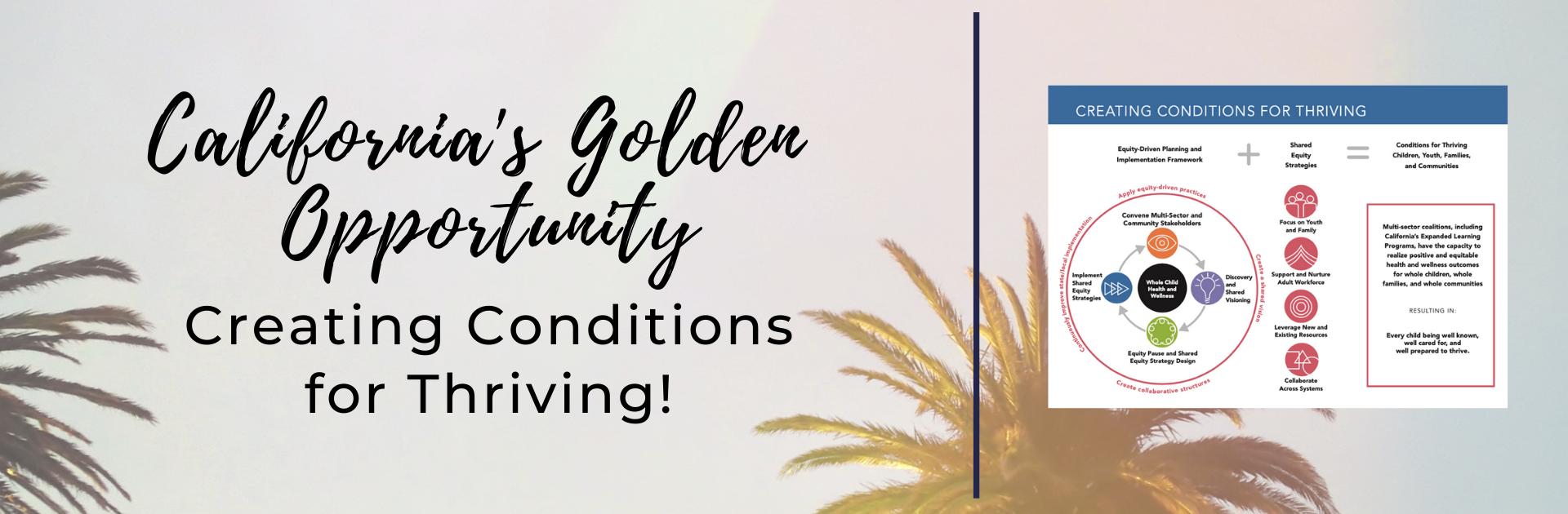 California's Golden Opportunity