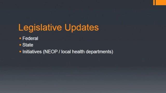 Nutrition and Physical Activity Committee May 28th, 2014 Meeting Summary