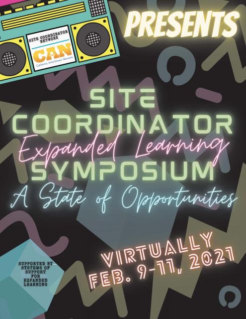 Site Coordinator Symposium flyer