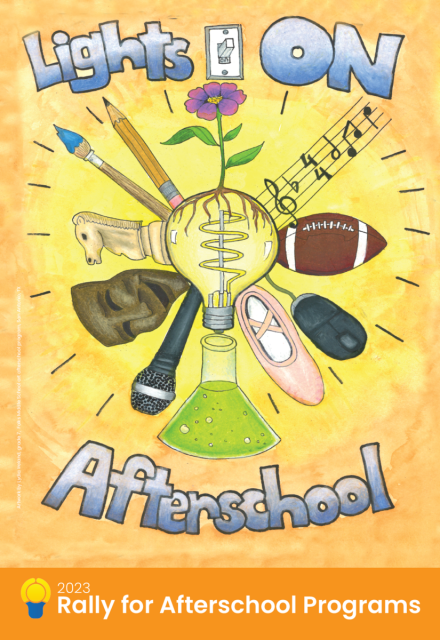 2023 Lights On Afterschool poster