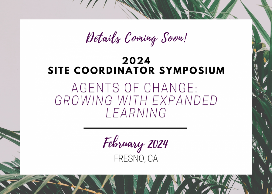 2024 Site Coordinator Symposium Flyer 