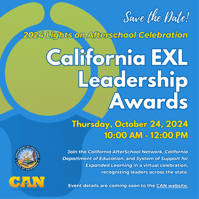 Save the Date California EXL Leadership Awards