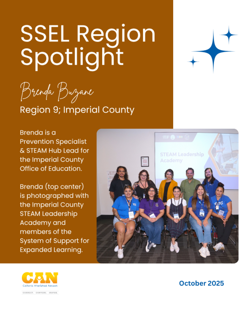 October SSEL Spotlight with photo of Brenda Buzane and colleagues