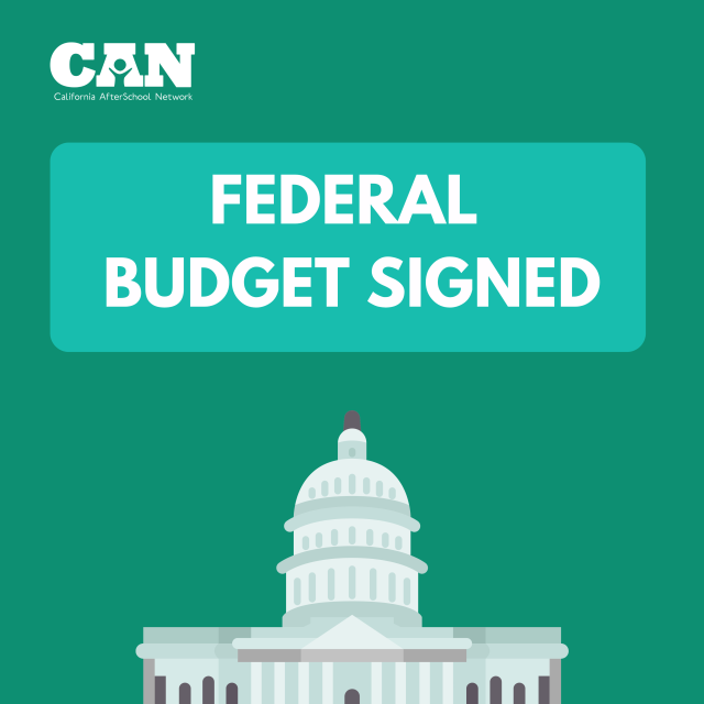 Federal budget signed with picture of capitol building