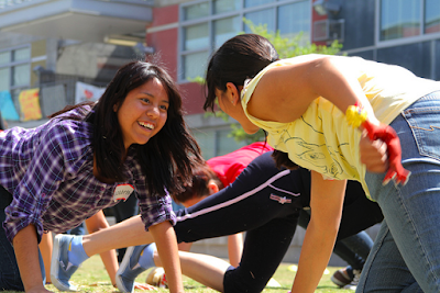 Youth Playing Outside