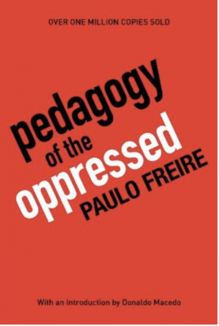 Book cover of Pedagogy of the Oppressed 