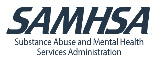SAMHSA logo - "SAMHSA" capitalized in italics with "Substance Abuse and Mental Health Services Administration" below it in smaller text.