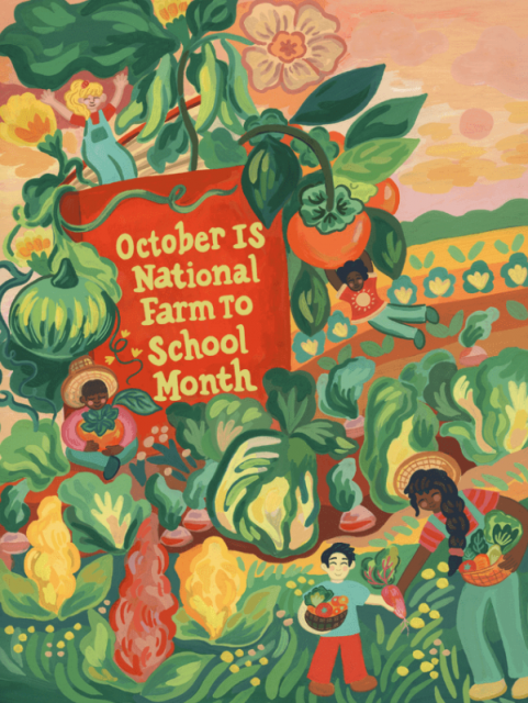 Farm to School Month poster