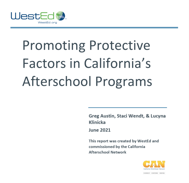 Promoting Protective Factors in California’s Afterschool Programs cover page