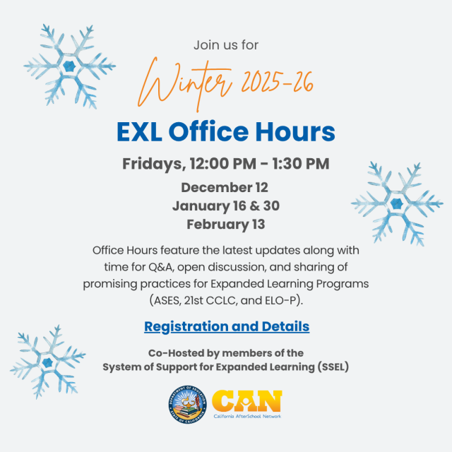 winter expanded learning office hours promo