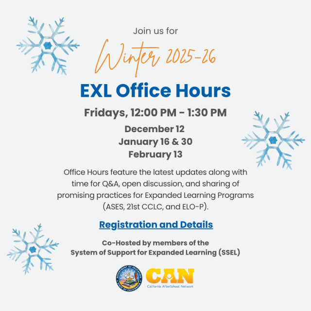 Winter 2025-26 EXL Office Hours Promo 