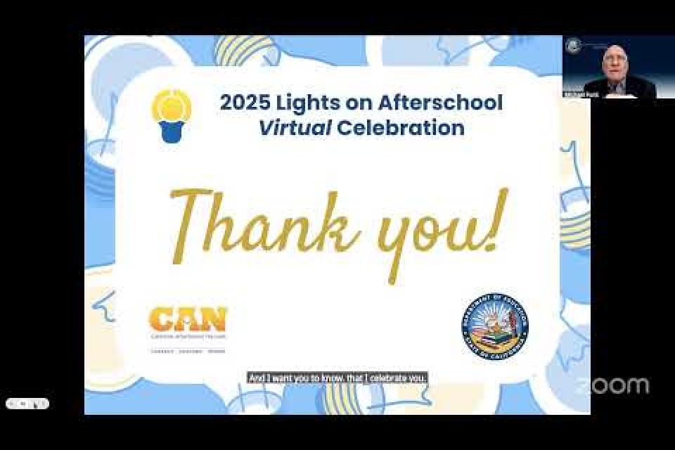 Celebrating the California Expanded Learning Leadership Awards Awardees!