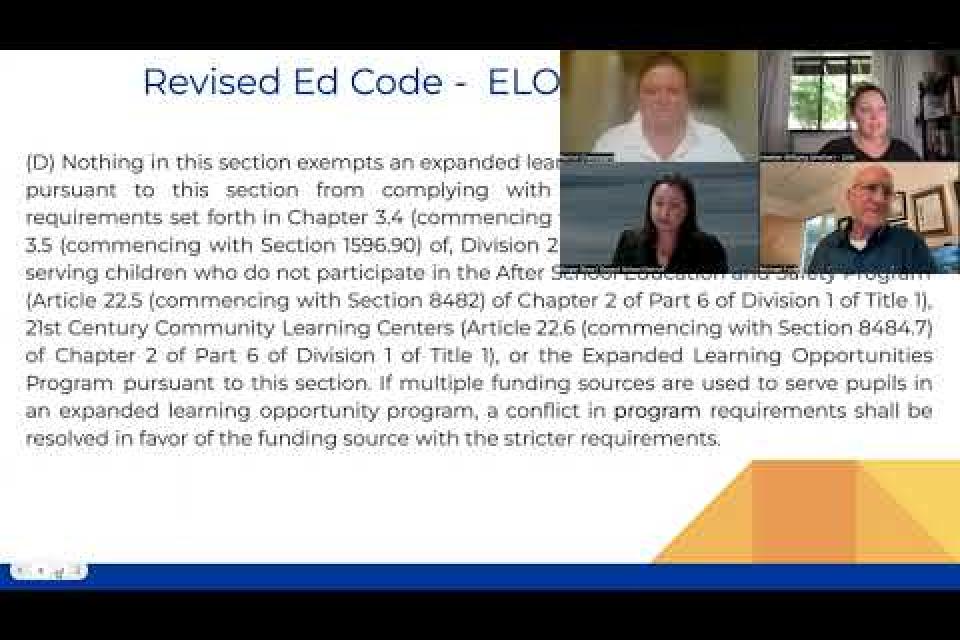 Update on ELO-P & Licensing Requirements