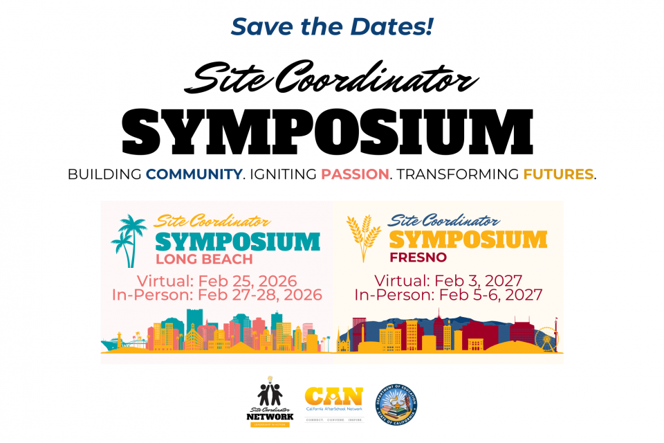 Save the Dates for 2026 and 2027 Site Coordinator Symposium! 