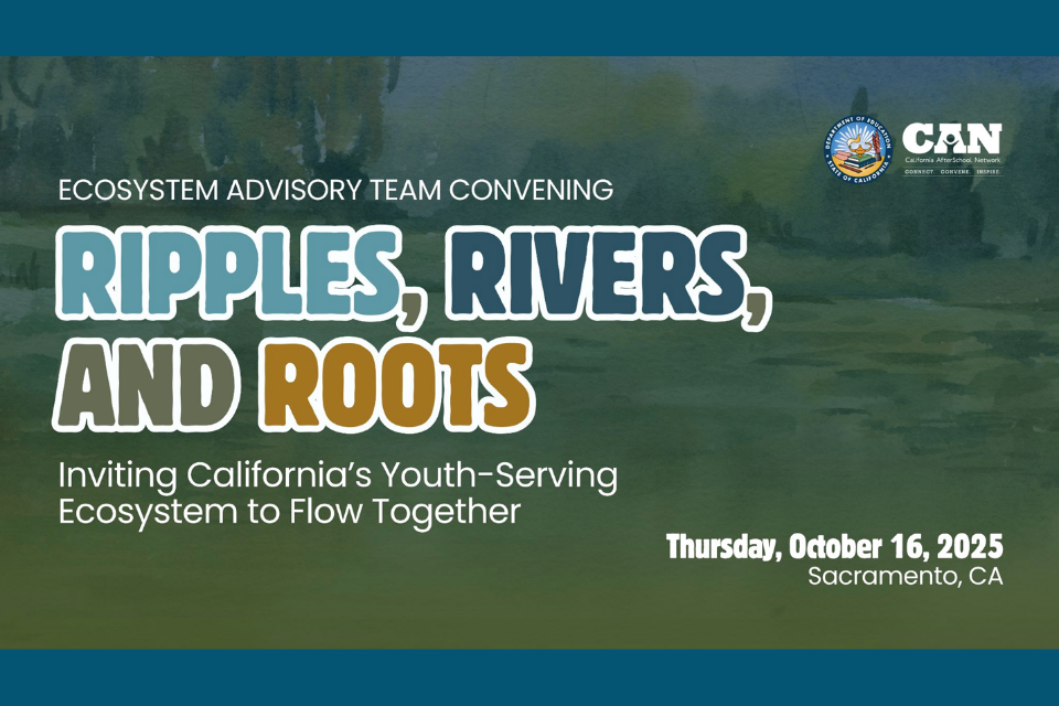 "Ripples, rivers, and roots" 