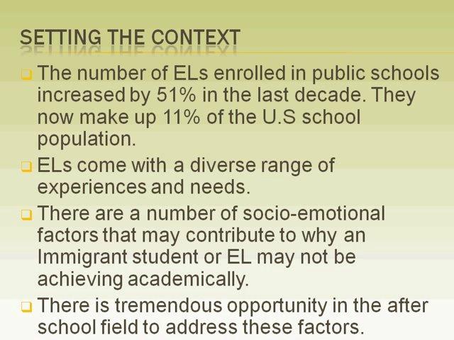 Free Webinar on Understanding and Meeting the Socio-Emotional Needs of English Learners