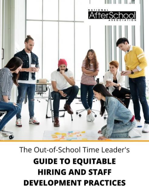 Guide cover; a group of young professionals doing a bonding exercise in a conference room