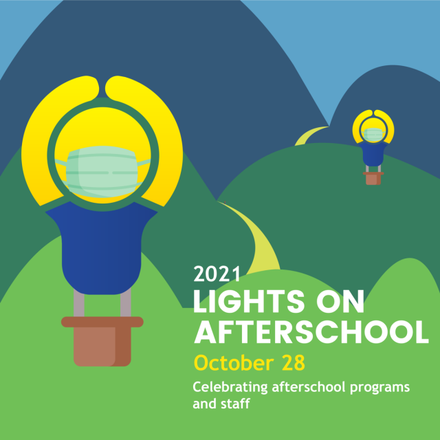 Lights on Afterschool Light Bulb Artwork