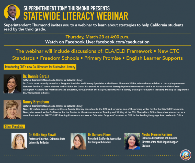 Webinar flyer