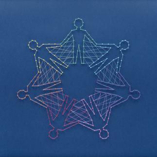 Image of string art children