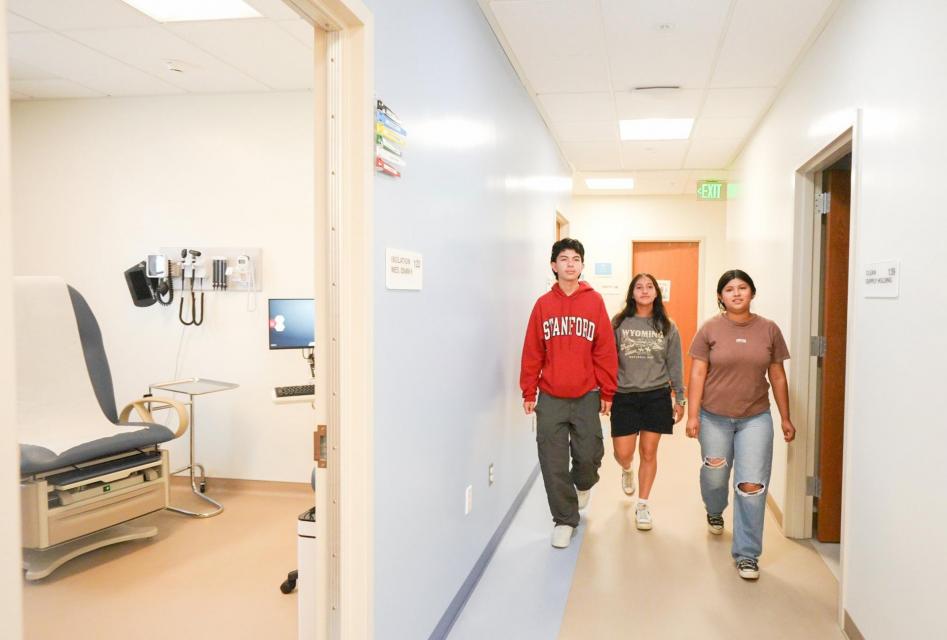 Students touring mental wellness