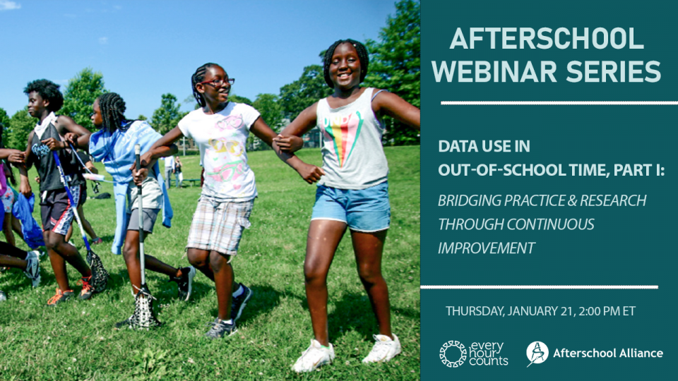 Webinar reminder; group of students linking arms in the grass.