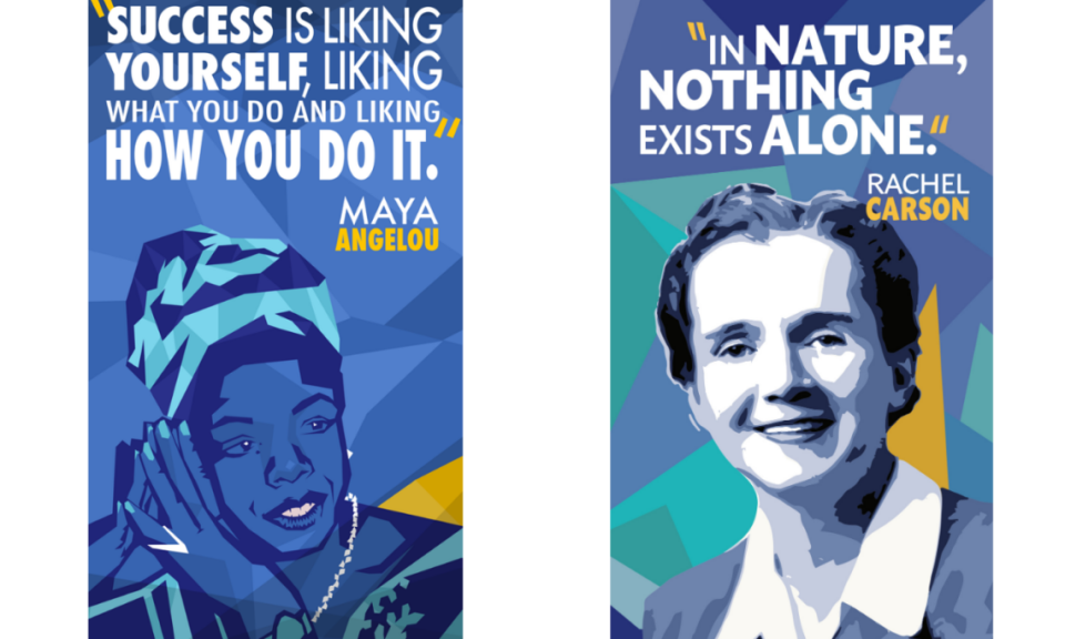Maya Angelou and Rachel Carson