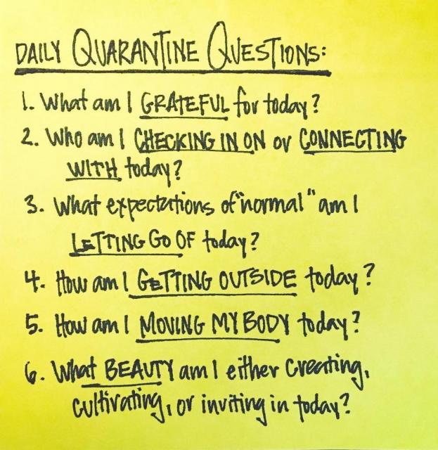 Daily Quarantine Questions