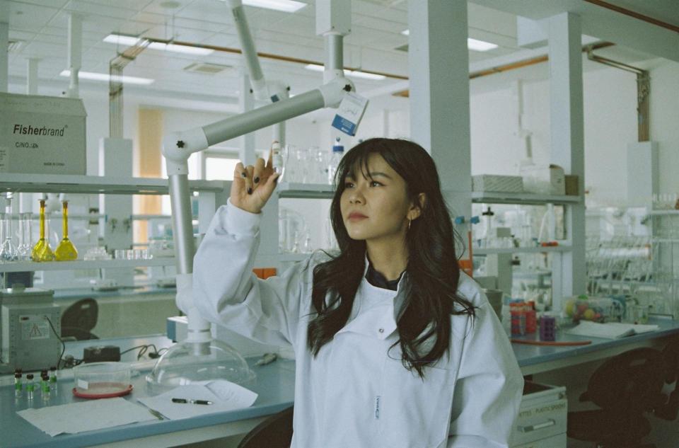 Scientist in lab