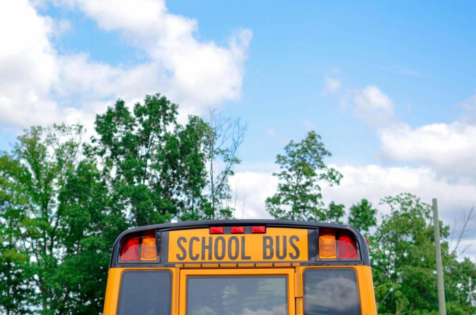 Top of a school bus