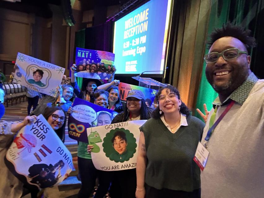 Photo of the CAN team at the General Session