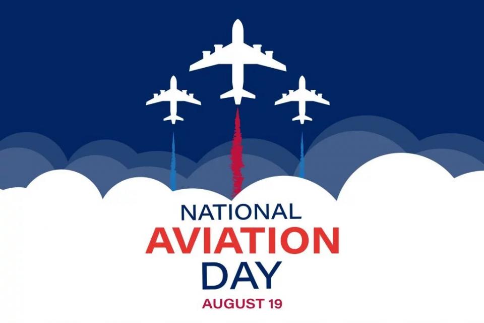 Planes flying through the sky