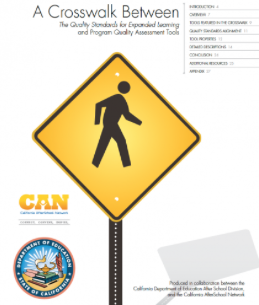 cover of A Crosswalk Between The Quality Standards for Expanded Learning and Program Quality Assessment Tools
