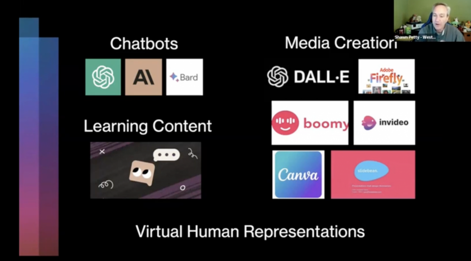 Screencap from the Webinar