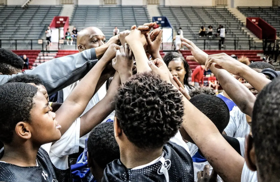Youth at a Basketball Game