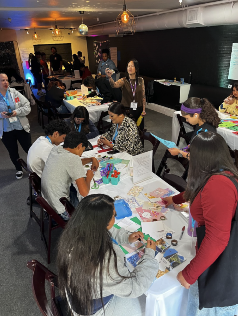 TACA Youth at the Afterschool & Summer Challenge participating in an ExL Ecosystem Plan Listening Strategy.