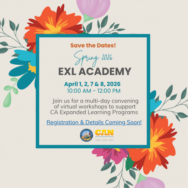 Save the Date promo for the Spring 2026 EXL Academy