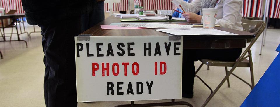 One person registering to vote.