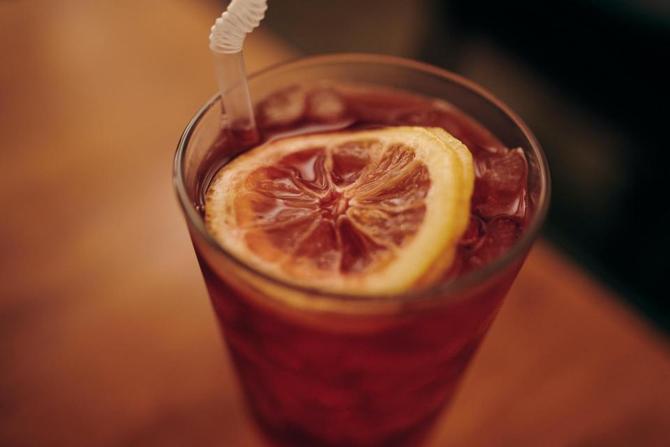 Tea in a glass